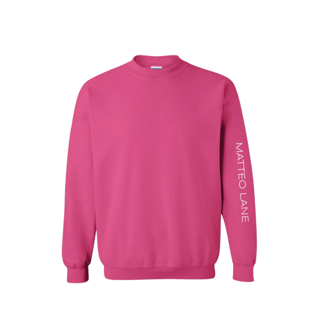 Al Dente Tour Unisex Crewneck - Pink